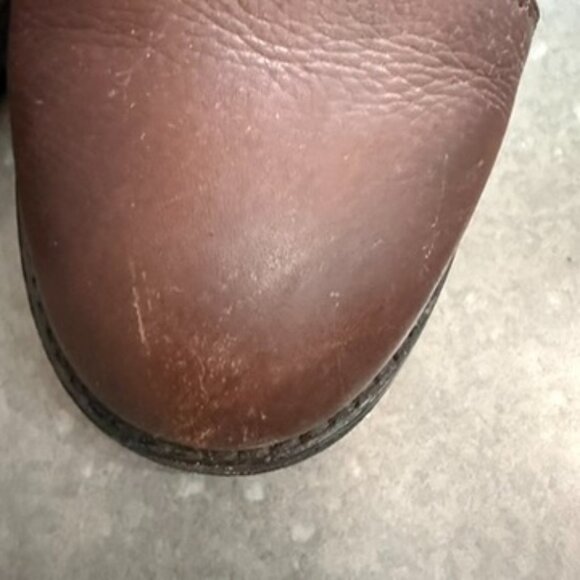 Burgundy Leather Cap Toe Chukka Boots – Size 12 - Picture 16 of 16